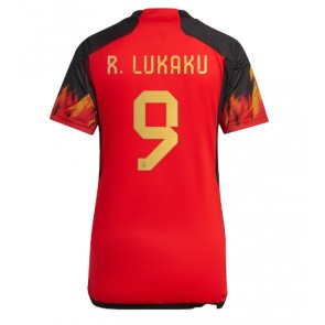 Belgien Romelu Lukaku #9 Replika Hjemmebanetrøje Dame VM 2022 Kortærmet